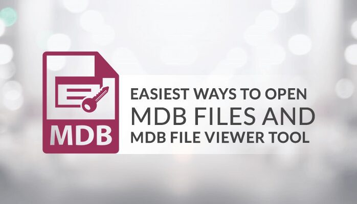 Easiest Ways To Open Mdb Files And Mdb File Viewer Tool Mizzlemag 6191